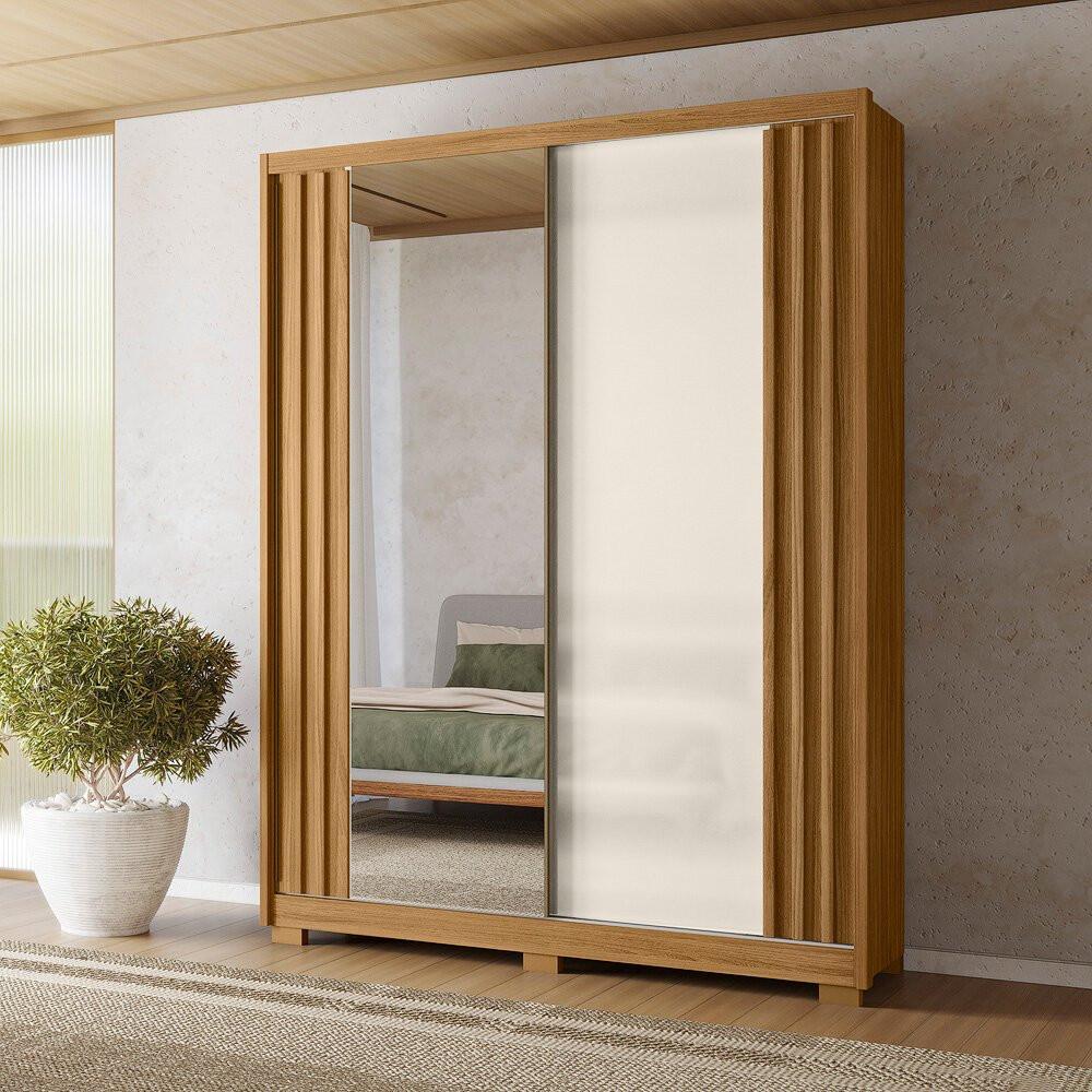 Guarda-Roupa 2 Portas 3 Gavetas Com Espelho Moval Colorado - 3