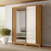 Guarda-Roupa 2 Portas 3 Gavetas Com Espelho Moval Colorado - 3