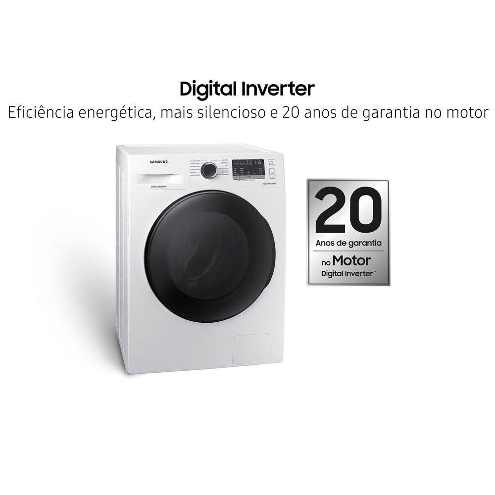 Lava e Seca Samsung Ecobubble 11Kg  Smart Check Branca - WD11A - 3