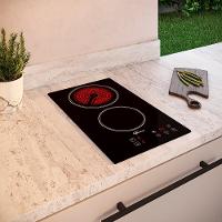 Cooktop Elétrico 2 Bocas Fischer com Touch Screen Vitrocerâmica 30004 - 9