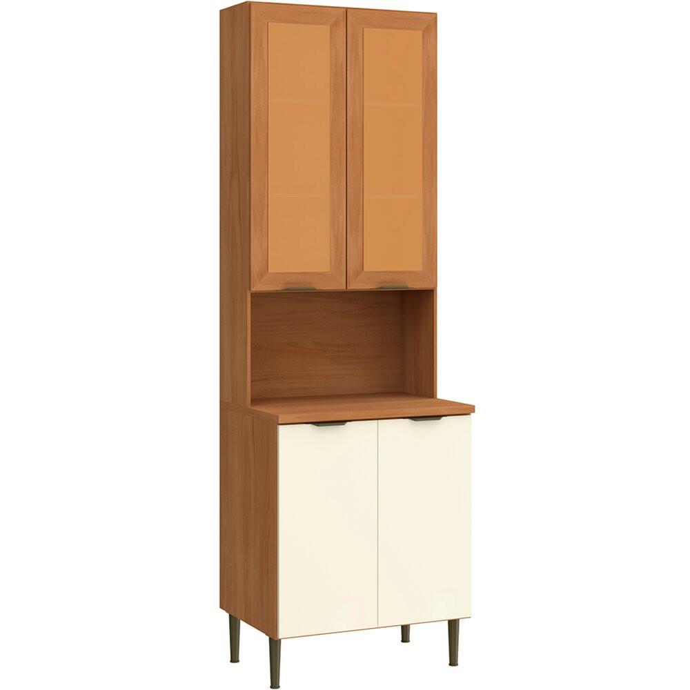 Cristaleira 4 Portas com Vidro Ibiza - 4306 Casamia - 1