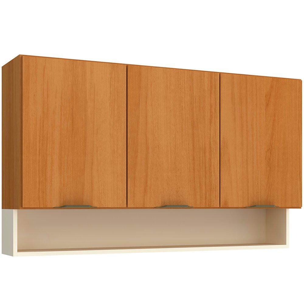 Armário Aéreo 120 cm 3 Portas Ibiza  4311 Casamia - 1