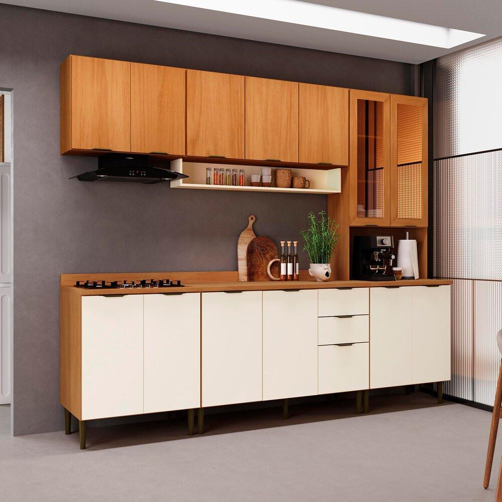 Armário Aéreo 120 cm 3 Portas Ibiza  4311 Casamia - 5