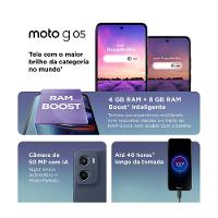 Smartphone Motorola Moto G05, 50 MP, 256 GB, 4G, Grafite - XT2523-2 - 8