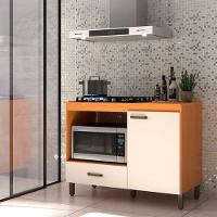 Balcão para Cooktop e Nicho para Forno Roma Móveis Sul, 1 Porta, 1 Gaveta - 4855 - 2