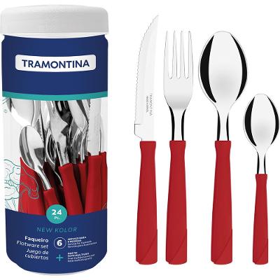 Faqueiro New Kolor 24 Peças 23198/793 Tramontina