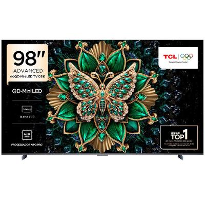 Smart TV 98 Polegadas Google TV Mini LED 4K 98C6K TCL