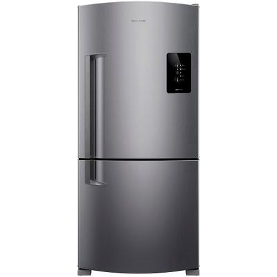 Geladeira Brastemp 591 Litros, Frost Free, Inverse, Inox - BRE85MK