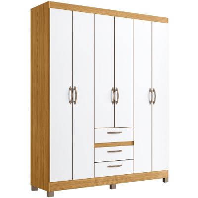Guarda Roupa RP3638 6 Portas 3 Gavetas Decibal