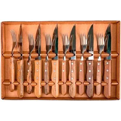 Conjunto de Talheres para Churrasco com 12 Peças Simonaggio