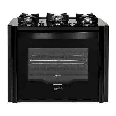 Fogão de Embutir 5 Bocas Fischer Gran Cheff com Forno Elétrico Tripla Chama