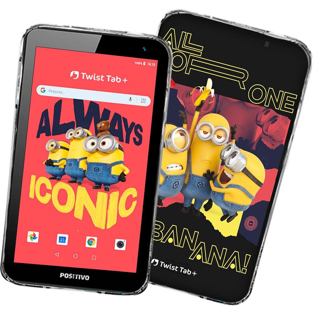 Tablet T780MF Twist Tab Minions com Capa 7 Polegadas 64GB Quad-Core Positivo - 3