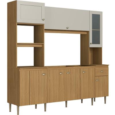 Cozinha Compacta Suíça 8 Portas 1 Gaveta CO2811 Decibal