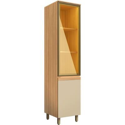 Cristaleira Elegance de 50cm com Fita em LED 2 Portas com Vidro Móveis Sul