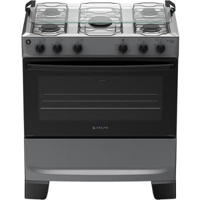 Fogão a Gás 5 Bocas Atlas Mônaco Plus Titanium Bivolt