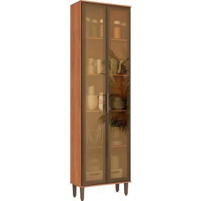 Cristaleira Princess 2 Portas com Vidro Reflecta THB