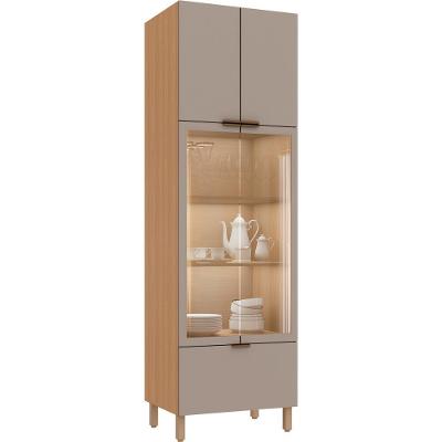 Cristaleira Vitra 70cm com 4 Portas Luciane