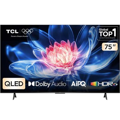Smart TV 75T6C 75 Polegadas 4K UHD QLED Google TV TCL