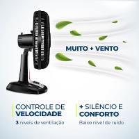 Ventilador de Mesa 40cm Mondial VTX-40-8P-RL Turbo 8 Pas Repelente Liquido - 7