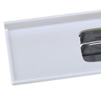 Tampo para Pia de Cozinha Rorato Mármore Sintético com Cuba em Inox 150x55cm - 2