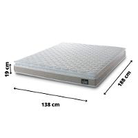 Colchão Casal De Espuma D33 Hellen Premiun One Face 1,38x1,88x19 - 4