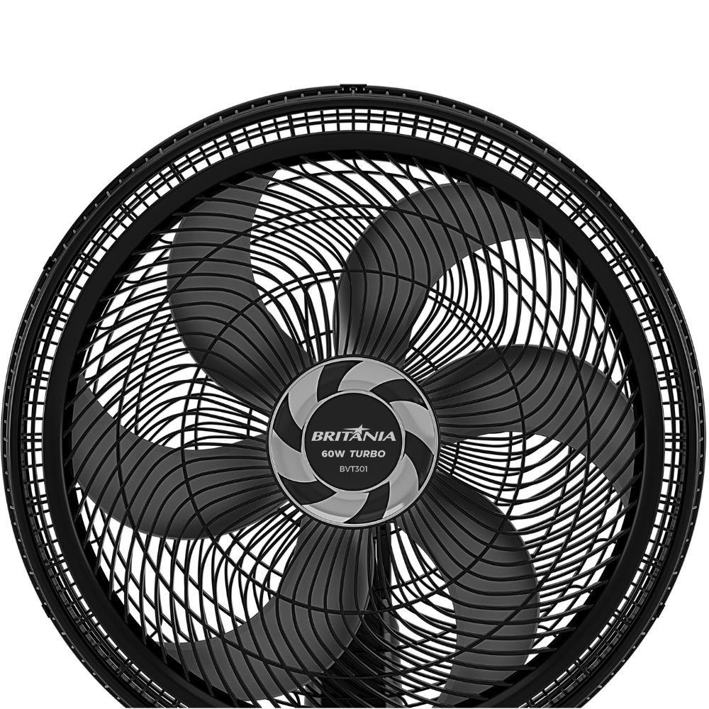 Ventilador de Mesa Britânia Maxx Force 30cm 6 Pás 3 Velocidades BVT301 - 10