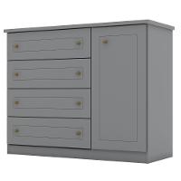 Cômoda Americana 4 Gavetas 1 Porta Henn - 2