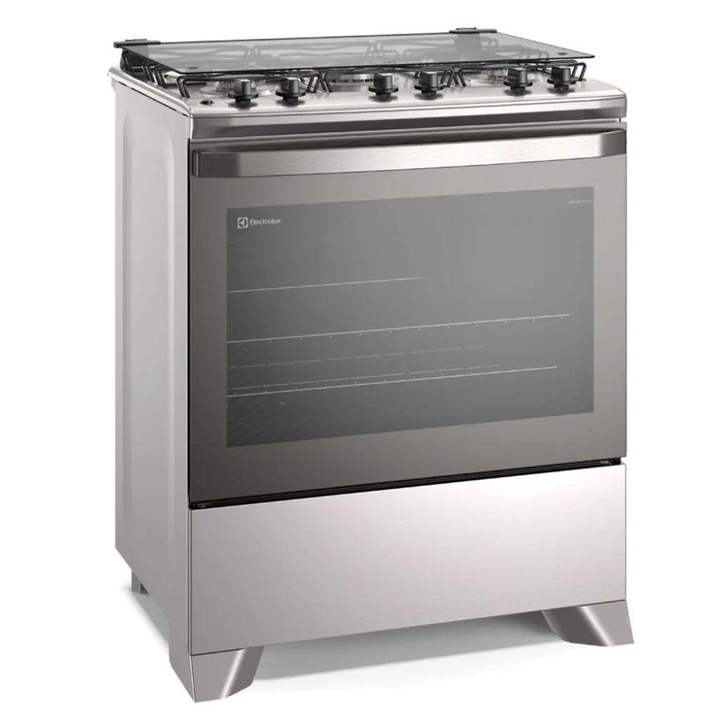 Fogão 5 bocas Electrolux Efficient com Mesa Inox PerfectCook e VaporBake (FE5IC) - 2