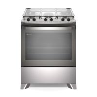 Fogão 5 bocas Electrolux Efficient com Mesa Inox PerfectCook e VaporBake (FE5IC) - 1
