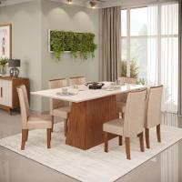 Conjunto de Mesa Dulce DJ 1,80X0,90 com 6 Cadeiras Zoe - 1