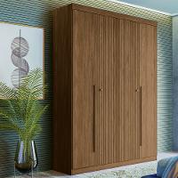 Guarda Roupa Solteiro 4 Portas Flex Buriti Santos Andirá - 1