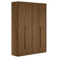 Guarda Roupa Solteiro 4 Portas Flex Buriti Santos Andirá - 2