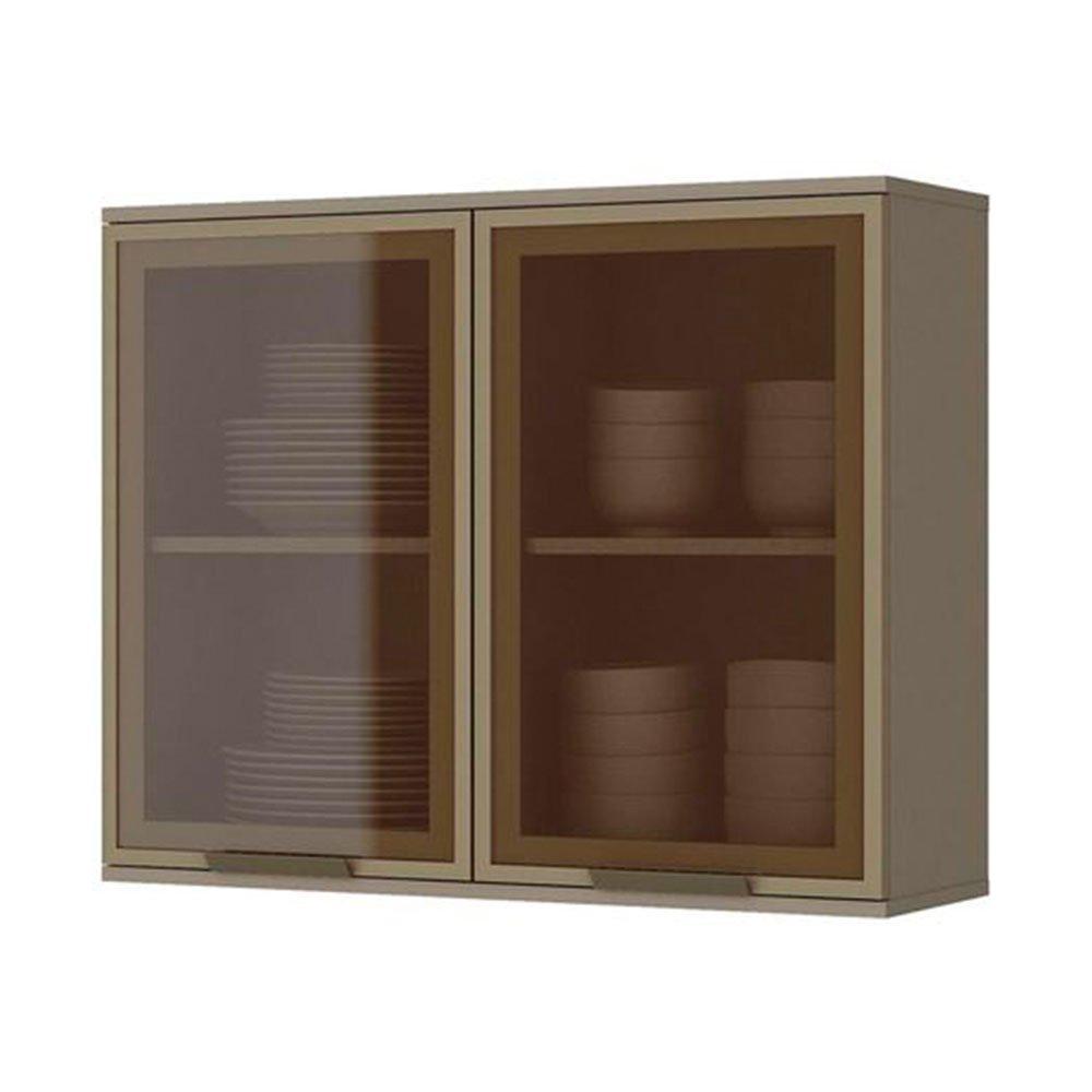 Armário Henn 2 Portas Vidro 80 cm C55-23 - 1