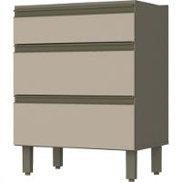 Balcão Henn Connect 3 Gavetas Sem Tampo 60 cm C63-35 - 1