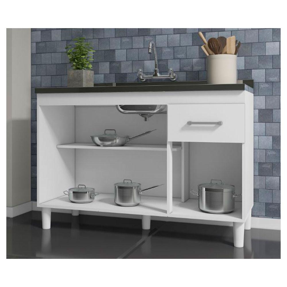 Balcão para Pia 120cm Indekes sem Tampo 6115.491 - 2