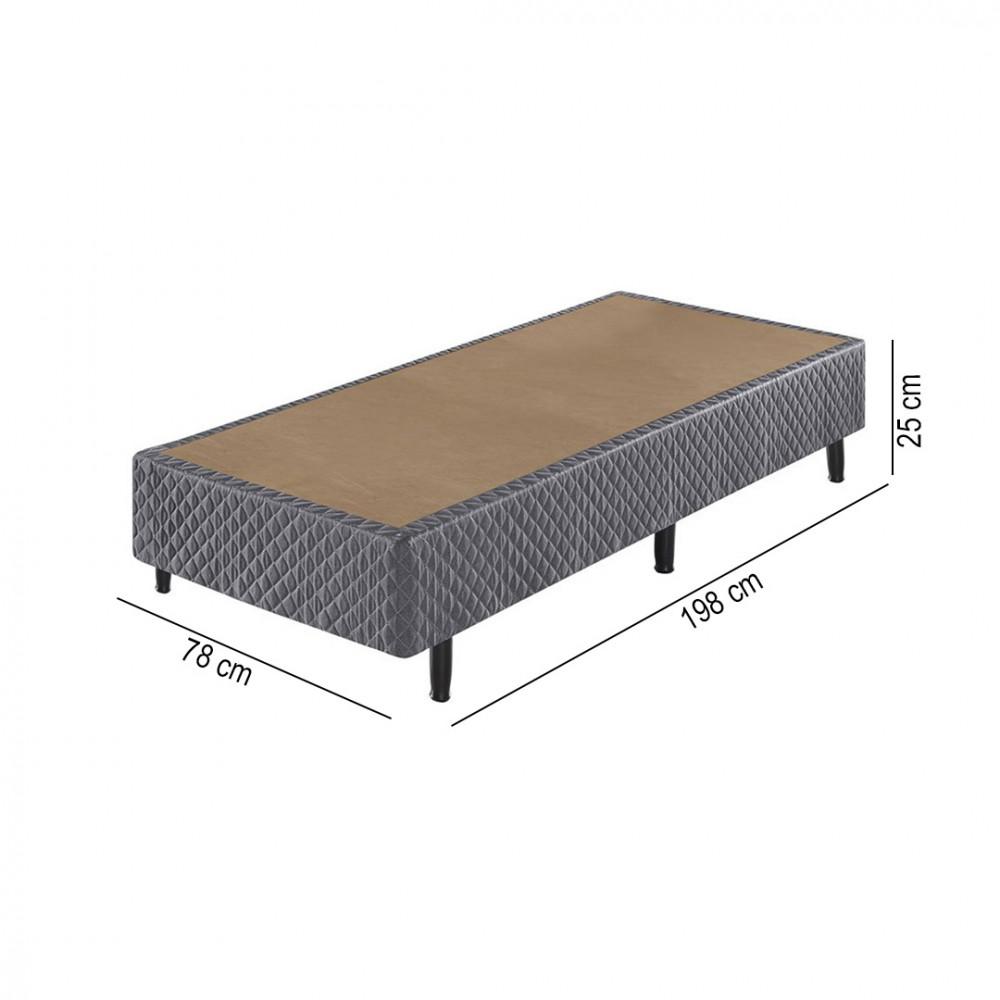 Base Box Ecoflex Queen Size Casal Eco 79x198x25 cm - 2