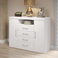 Cômoda com 2 Portas e 4 Gavetas Havana Master Santos Andirá - 1