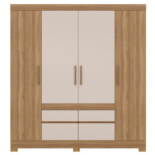 Guarda Roupa Demobile Bilbao 4 Portas 6 Gavetas 79CB