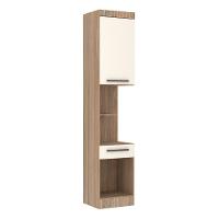 Guarda Roupa Modulado Mesa de Cabeceira Alta 1 Porta 1 Gaveta 45cm Slim Luciane Móveis - 1