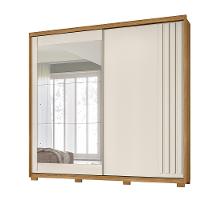 Guarda Roupa Moval Dhara 2 Portas Deslizantes Com 3 Espelhos - 2