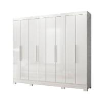 Guarda Roupa Moval Diplomata 8 Portas 4 Gavetas Sem Espelho - 2