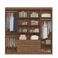 Guarda Roupa Santos Andirá Liverpool Casal 8 Portas 9 Prateleiras - 3