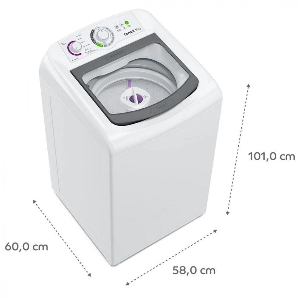 Lavadora Consul New 9kg Com Dosagem Econômica CWB09 - 3