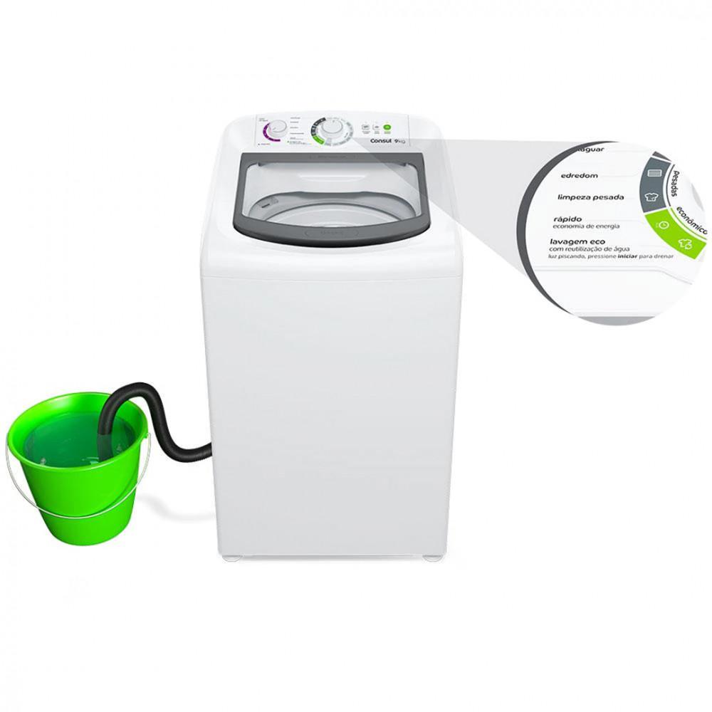 Lavadora Consul New 9kg Com Dosagem Econômica CWB09 - 4