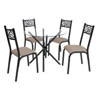 Conjunto Mesa Ciplafe Slim 90cm 4 Cadeiras - 2