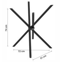 Conjunto Mesa Ciplafe Slim 90cm 4 Cadeiras - 3
