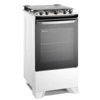 Fogão 4 bocas de piso Electrolux Branco Efficient com Mesa Inox PerfectCook e VaporBake - 2