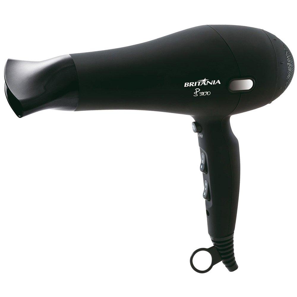 Secador de Cabelos Britânia SP3100 com 1800W 2 Velocidades 3 Temperaturas - 1