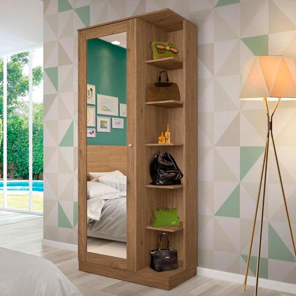 Sapateira Duetto 1 Porta com Espelho Henn - 1