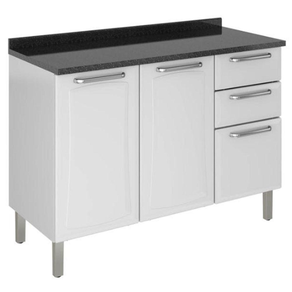 Balcão Tarsila 3 Portas 2 Gavetas com Tampo Itatiaia - 1